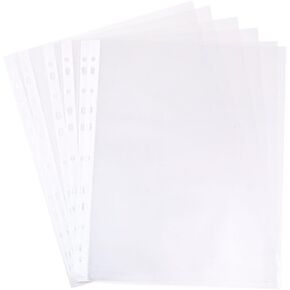 JAM PAPER Sheet Protectors - Fits Standard 8 1/2 x 11 Paper - Clear - 10 Document Sleeves/Pack