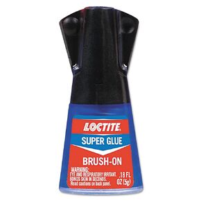 Loctite 1365734 Super Glue Brush On, 0.18 oz, Clear