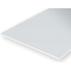 Evergreen 9007 Clear Polystyrene Sheet 150 x 300 x 0.38 mm Pack of 2