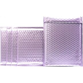 ProLine Matte Metallic Purple Bubble Padded Mailers 8.5x12 Inch Self Seal Padded Envelopes (10)