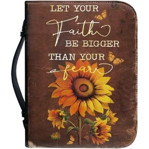 Waterproof Bible Carrying Bag Bible Case and Organizer Church Protector for Women Men