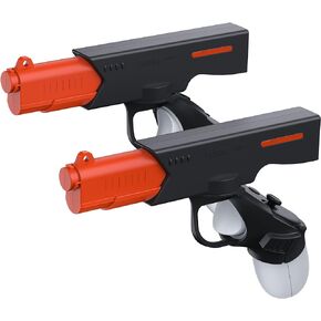 PistoI Grip VR Stock Controller Accessories for Meta Quest 3, 2 in 1 Humanized Pistol/Rifle Grip, Quick Detatched Magnetic Mount, Enhanced FPS Games Experience