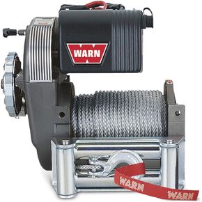 WARN 38631 M8274-50 Electric 12V Winch with Steel Cable Wire Rope: 5/16" Diameter x 150' Length, 4 Ton (8,000 lb) Pulling Capacity