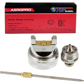 TCP Global 1.8mm Needle,Nozzle, Air Cap Set for The G6600 Series Spray Gun