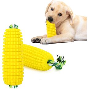 Sumind Puppy Toothbrush Clean Teeth Interactive Corn Toys Dog Toys Aggressive Chewers Small Medium Large Breed for Training and Cleaning Teeth