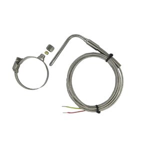 Motor Exhaust Gas Temperature Sensors K Type Adjustable Insert Length with Clamp (1.5~2.5 inch) for Car Exhaust Gas Temperature Measurement
