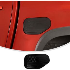 Linskip Gas Door Cover Compatible with Chevrolet Colorado 2014-2023, Fuel Tank Cap Cover for Chevy Colorado Exterior Accessories(black)
