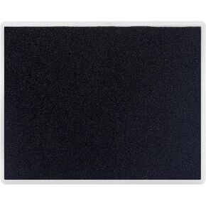 Ink Pad 5 x 4 Inch Craft Large Stamp Pad for Rubber Stamps Finger Painting (Black)