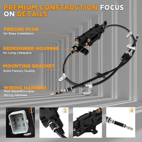 PANGOLIN 59700-B8800 59700B8800 Parking Brake Actuator With Control Unit for Santa Fe 2012 2013 2014 2015 2016 2017 2018 2019 Aftermarket Parts in Saudi Arabia