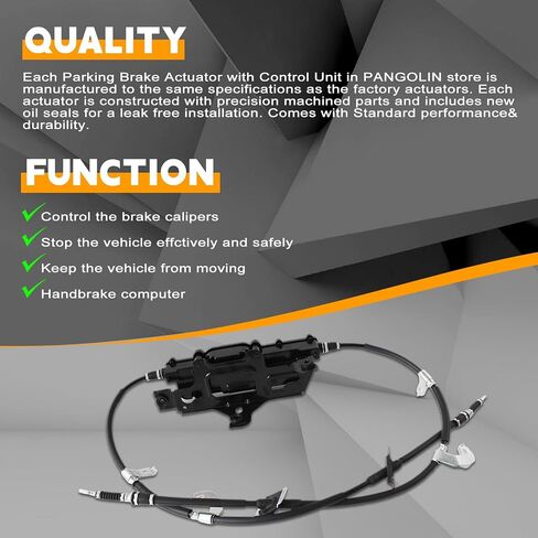 PANGOLIN 59700-B8800 59700B8800 Parking Brake Actuator With Control Unit for Santa Fe 2012 2013 2014 2015 2016 2017 2018 2019 Aftermarket Parts in Saudi Arabia