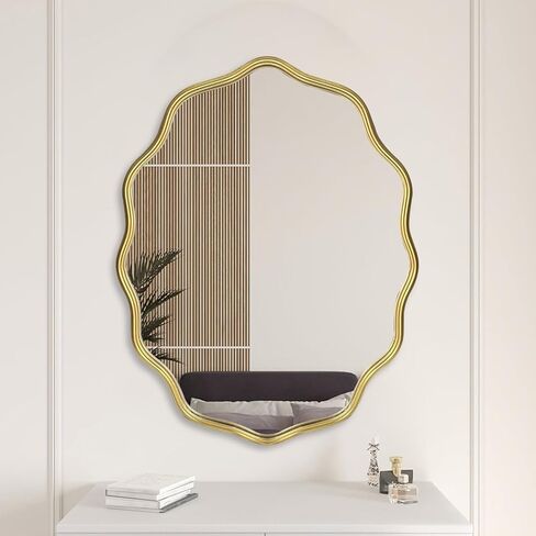 ironsmithn Wall Mirror Mounted Round Decorative Mirrors Circle (29.5" x29.5") in Kuwait