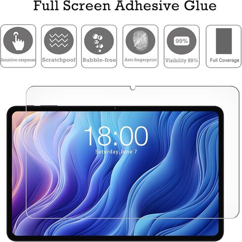2PACK 9H Hardness Tempered Glass Screen Protector for TECLAST T60 12" Tablet in Saudi Arabia