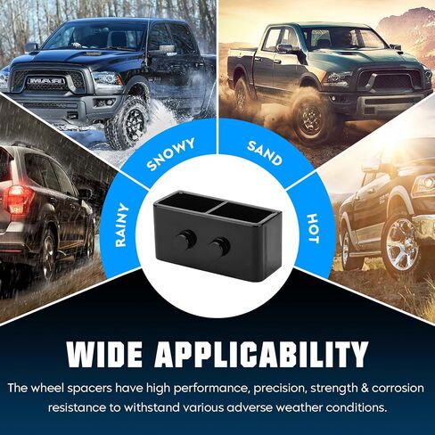 2 ''الخلفي رفع كتلة التسوية رفع مجموعات صالح لفورد F150 F-150 2004 2005 2006 2007 2008 2009 2010 2011 2012 2013 2014 2015 2016 2017 2018 2019 2020 مع اضافية طويلة ورقة مربعة الربيع U البراغي in Saudi Arabia