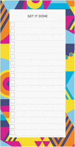 Post-it Super Sticky Printed Note Pads with Magnet, Watercolor, 8x4 in (BC-LIST-WTRCLR ) in Saudi Arabia