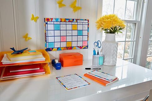 Post-it Super Sticky Printed Note Pads with Magnet, Watercolor, 8x4 in (BC-LIST-WTRCLR ) in Saudi Arabia
