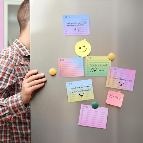 EOOUT 10 Pack Lined Sticky Notes, 500 Sheets to Do List Sticky Notes with Line, 3x4 Inches Self-Stick Notes, Square Sticky Notes for Office, Home, School, Meeting in Saudi Arabia