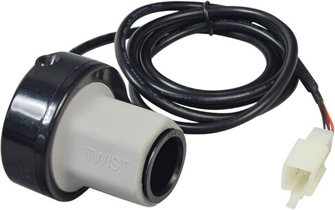 AlveyTech Razor Single Speed 4-Wire Twist Grip Throttle with 50" Wires - Version Specific Replacement Electric Parts, Fits Razor E100/E125 Scooter Ver 10+, Pocket Mod Ver 13+, E300 Ver 20+, and More in Saudi Arabia