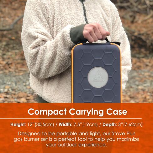 nCamp 4 Piece Outdoor Camping Cooking Stove Prep Surface Set with Carrying Case for Hiking and Backpacking in Kuwait