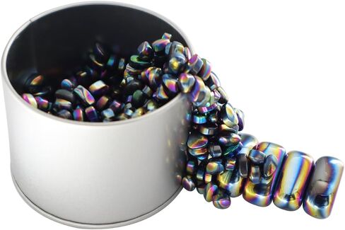 CZMAG Ferrite Magnetic Putty,Weak Magnetic Balls,Over 500pcs Mini Magnetic Stones with 4 Large Magnetic Rocks,Desk Toys for Office and Fidget Toys for Adults (Black)… in Saudi Arabia