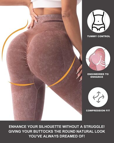 CHRLEISURE Workout Leggings Sets for Women, Gym Scrunch Butt Butt Lifting Seamless Leggings 3 Piece in Saudi Arabia