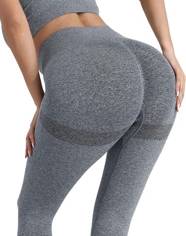 CHRLEISURE Workout Leggings Sets for Women, Gym Scrunch Butt Butt Lifting Seamless Leggings 3 Piece in Saudi Arabia