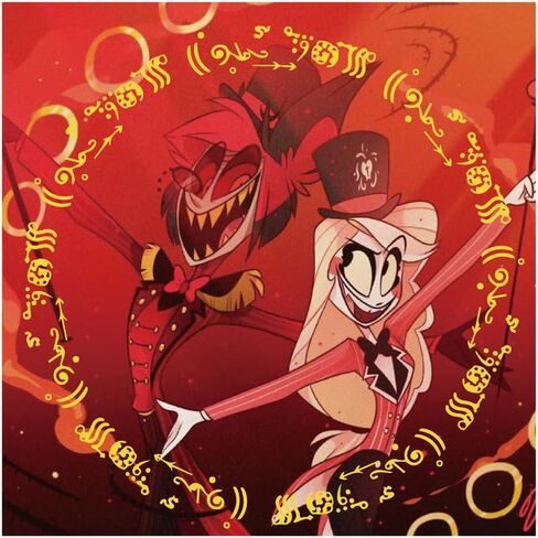 Birthday Party Supplies For Hazbin Hotel , 20 Plates + 20 Napkins + 1 Tablecover Birthday Party Themed Party Supplies Set. in Kuwait