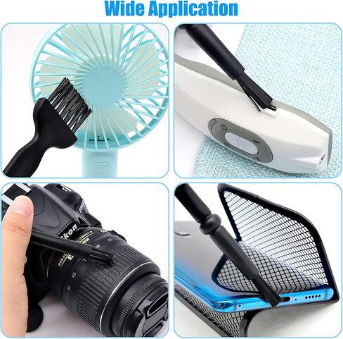 6 قطع من فرشاة لوحة مفاتيح الكمبيوتر، فرشاة تنظيف الكمبيوتر المحمول متعددة الوظائف مضادة للكهرباء الساكنة، فرشاة صغيرة محمولة للهاتف وسماعات الأذن والإلكترونيات والكاميرا وتفاصيل السيارة الداخلية in Kuwait