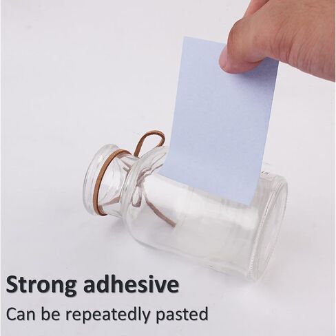 5 Pads Sticky Notes, 100 Sheets/Pad, Pastel Sticky Notes, Sticky Pads, Self-Stick Pads, 3x3 Inch, 5 Pastel Colors, Sticky Notes Aesthetic, Easy to Post for Home, Office, School in Saudi Arabia