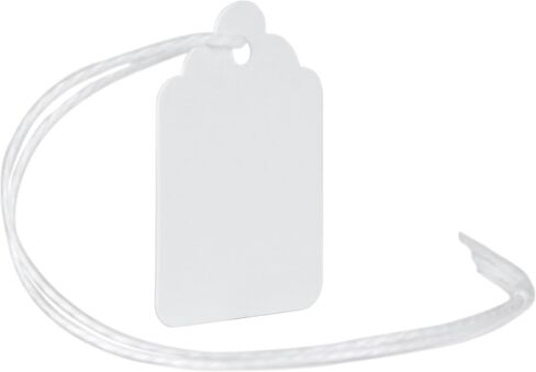 بطاقات البضائع البيضاء من ماكو، رقم 2 - 1-3/32 × 3/4 بوصة، 100 لكل عبوة (BB-207) in Kuwait