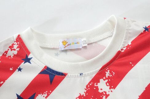 Girls 4th of July Tank Tops American Flag Shirt Kids Patriotic Outfit for Toddler Independence Day Top Tees 1-7T in Saudi Arabia