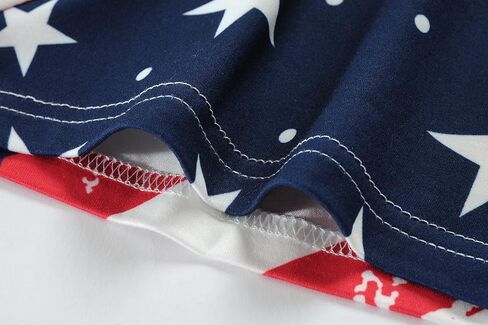 Girls 4th of July Tank Tops American Flag Shirt Kids Patriotic Outfit for Toddler Independence Day Top Tees 1-7T in Saudi Arabia