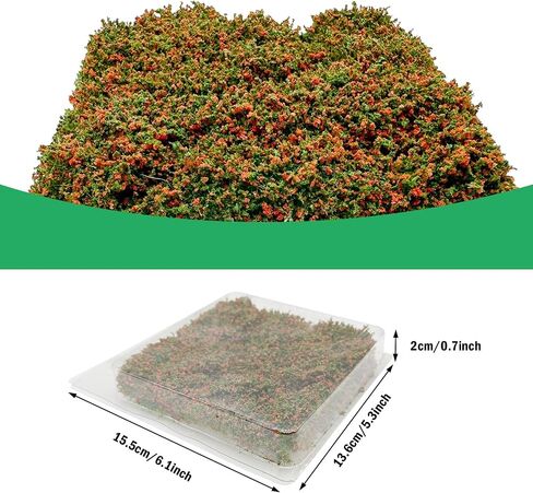 Cayway 24 PCS Static Flower Tufts Miniature Colorful Flower Cluster for Static Grass Tufts for Model Train Railroad Scenery DIY Miniature in Saudi Arabia
