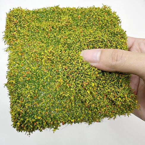 Cayway 24 PCS Static Flower Tufts Miniature Colorful Flower Cluster for Static Grass Tufts for Model Train Railroad Scenery DIY Miniature in Saudi Arabia