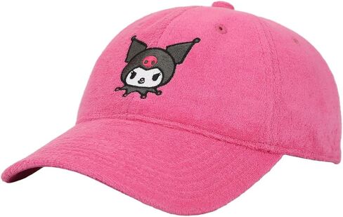 قبعة بيسبول نسائية وردية اللون من Kuromi Character Art-OSFA in Kuwait