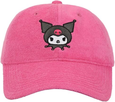 قبعة بيسبول نسائية وردية اللون من Kuromi Character Art-OSFA in Kuwait