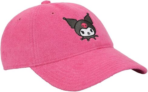 قبعة بيسبول نسائية وردية اللون من Kuromi Character Art-OSFA in Kuwait