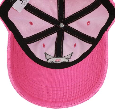 قبعة بيسبول نسائية وردية اللون من Kuromi Character Art-OSFA in Kuwait