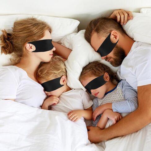 2Pack Cotton Sleep Mask Zero Pressure Eye Mask for Sleeping, Breathable Blackout Blindfold for Travel, Elastic Sleep Mask for Women Sleeping Overnight Home Office Airplane Rest M Size in Saudi Arabia