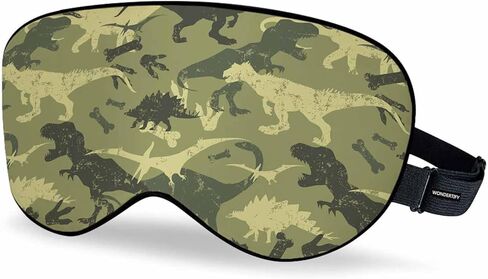 WONDERTIFY Floral Silk Sleep Mask Summer Tropical Palm Leaves Flamingo Hibiscus Beautiful Eye Cover for Men Women Sleep Eye Mask Soft, Lightweight for Home Or Travel Use in Kuwait