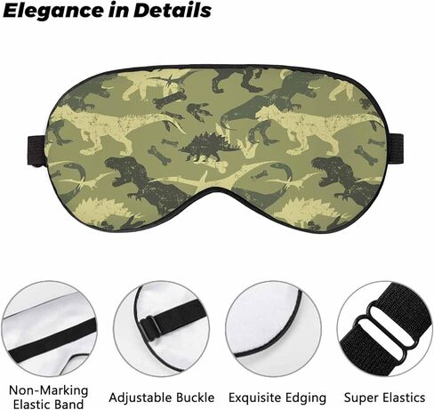 WONDERTIFY Floral Silk Sleep Mask Summer Tropical Palm Leaves Flamingo Hibiscus Beautiful Eye Cover for Men Women Sleep Eye Mask Soft, Lightweight for Home Or Travel Use in Kuwait