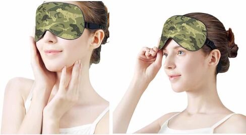 WONDERTIFY Floral Silk Sleep Mask Summer Tropical Palm Leaves Flamingo Hibiscus Beautiful Eye Cover for Men Women Sleep Eye Mask Soft, Lightweight for Home Or Travel Use in Kuwait