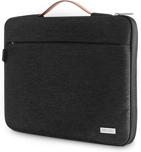 حقيبة كمبيوتر محمول مقاس 13-13.3 بوصة لجهاز MacBook air/pro، حقيبة كمبيوتر محمول رمادية اللون لأجهزة DELL/HP/Microsoft Surface/chromebook/iPad، غطاء كمبيوتر محمول واقٍ مقاوم للماء والصدمات مع مقبض in Saudi Arabia
