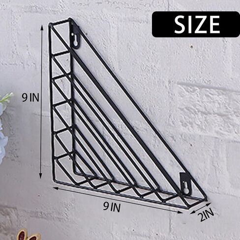 Metal Vinyl Record Storage Shelf Wall Mount, Gold Album Record Frames Display Magazine Holder for Office Home Decor, Hanging Triangle File Folder Racks Stand for Collector (Gold) in Saudi Arabia