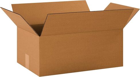 BOX USA 19 x 12 x 7 Corrugated Cardboard Boxes, Medium 19"L x 12"W x 7"H, Pack of 25 | Shipping, Packaging, Moving, Storage Box for Home or Business, Strong Wholesale Bulk Boxes in Saudi Arabia