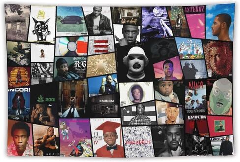 NBUQSG Funny Fans Tapestry Wall Hanging Rappers Tapestries College Room Hostel Decorations Bedroom Living Room Dorm Decor 30x40in in Saudi Arabia