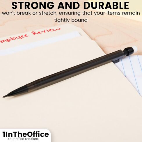 1InTheOffice Mechanical Pencils 0.7mm, 2.5, HB Lead, Black Lead, Smoke Barrel (24 Pack) in Saudi Arabia