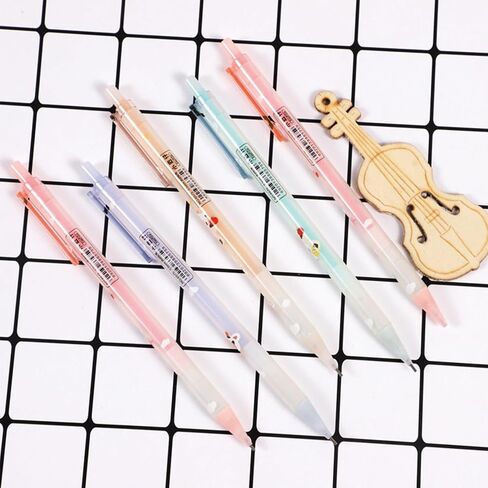4 Pcs Cute Mechanical Pencils with Eraser and Refill 0.5mm Kawaii Cartoon Pencil School Pencil for Kid Boy Girl Women (Bear) in Saudi Arabia