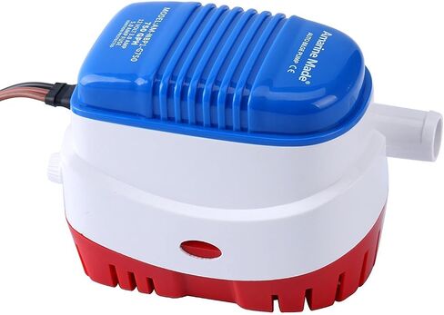 Amarine-made Automatic Submersible Boat Bilge Water Pump 12v 750gph Auto and Auto/Off/Man LED Rocker Bilge Pump Switch Panel in Saudi Arabia