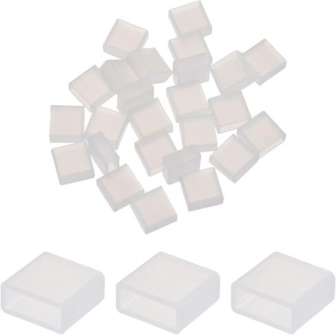 MECCANIXITY 25pcs USB Type A Port Plugs Covers Caps Silicone Anti Dust Protector for USB Male End, Black in Saudi Arabia