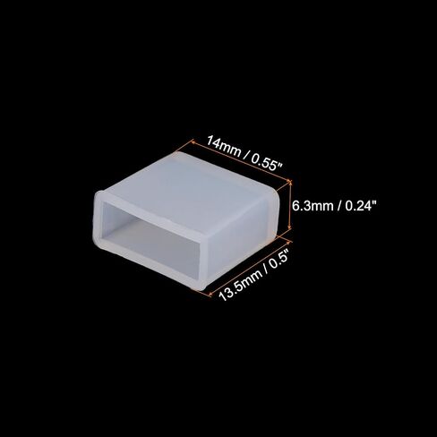 MECCANIXITY 25pcs USB Type A Port Plugs Covers Caps Silicone Anti Dust Protector for USB Male End, Black in Saudi Arabia